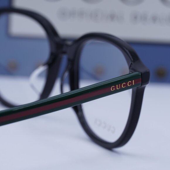 Final Price! Gucci GG0932OA 001 Black/Green Eyeglasses 53mm main image 7
